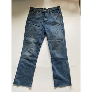 Zara Women's Jeans UK‎ 10 Blue Ankle Cropped